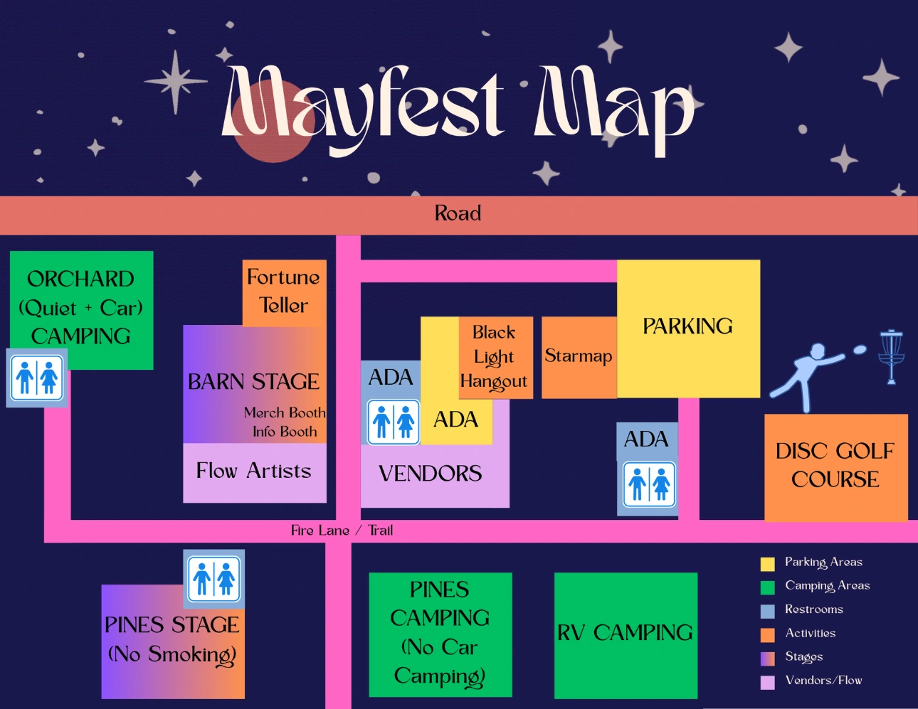 Mayfest 2026 Festival Map