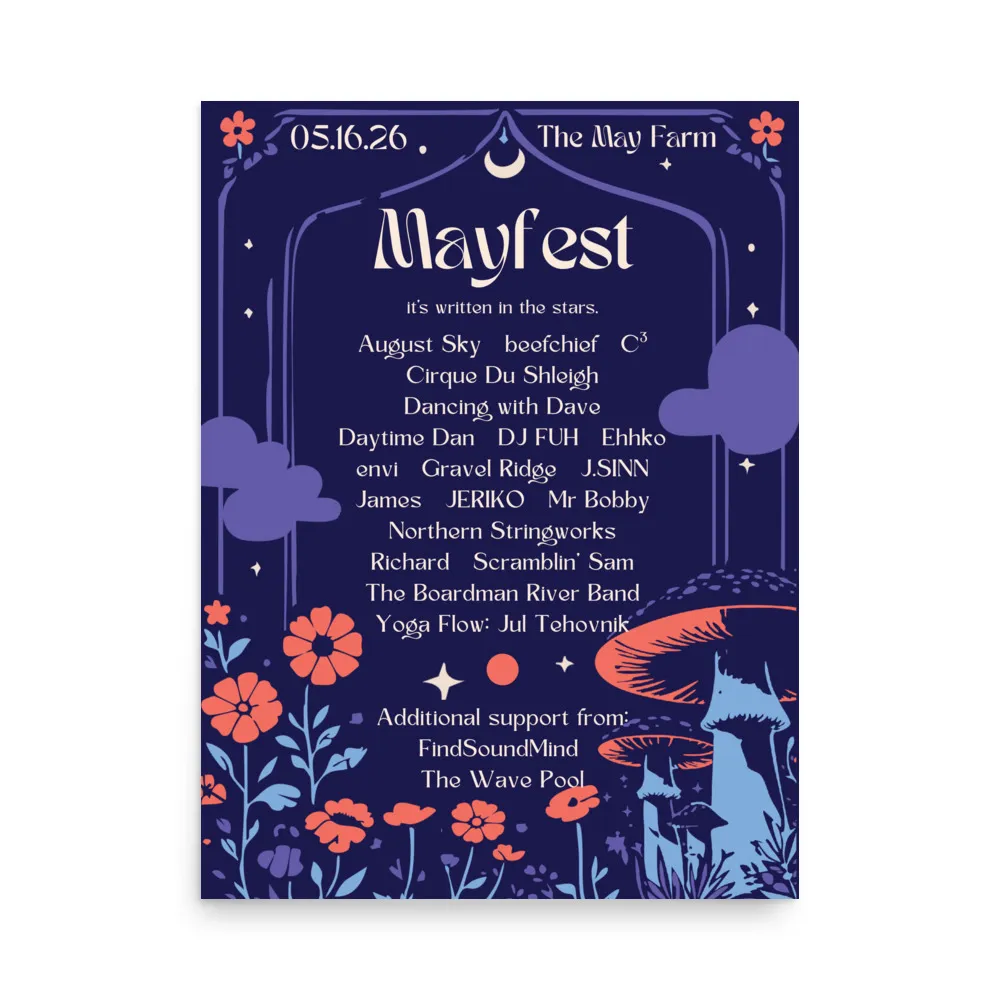 Mayfest 2026 Lineup Poster