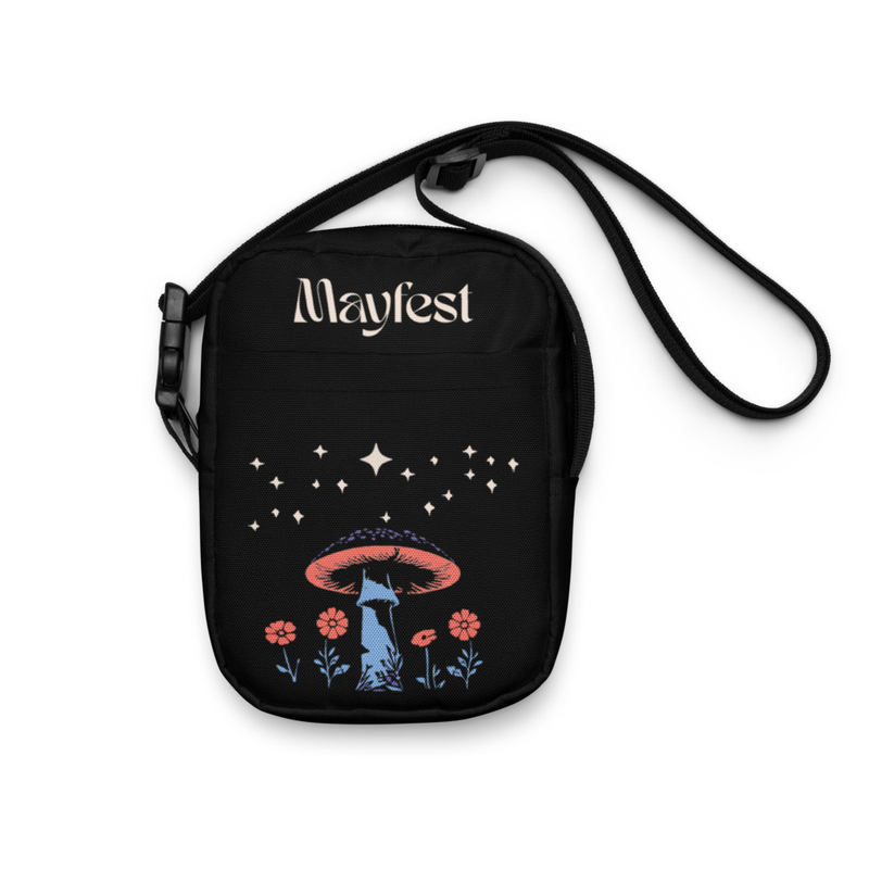 Mayfest 2026 Black Cross Body Bag